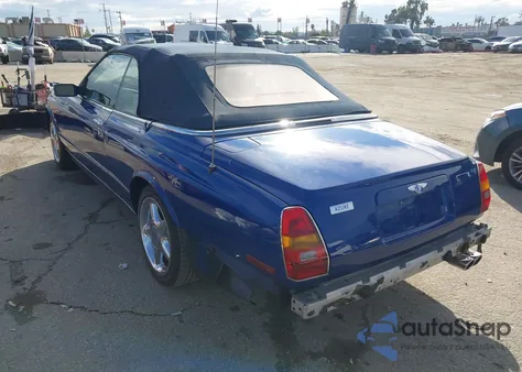 1999 Bentley Azure z USA, uszkodzony, nr VIN SCBZK25E2XCX61724